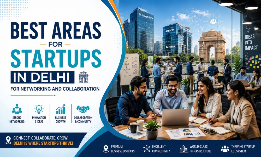 Best Areas for Startups in Delhi for Networking and Collaboration