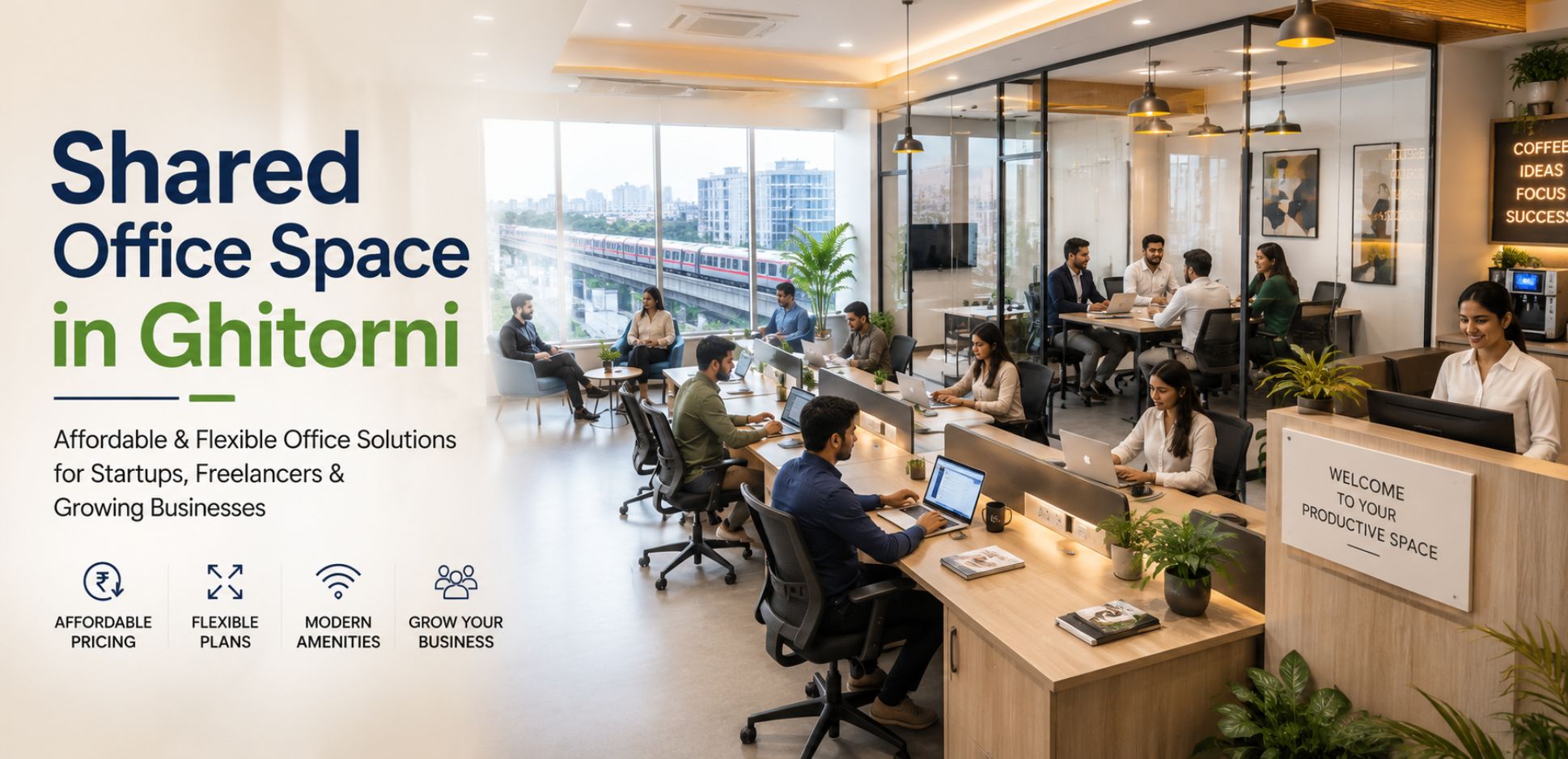 Shared Office Space in Ghitorni Affordable & Flexible Office Solutions