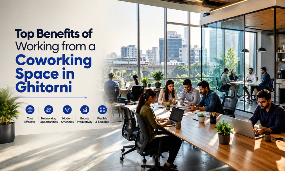Top Benefits of Working from a Coworking Space in Ghitorni