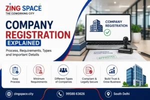 Company registration process, requirements and types explained by Zing Space