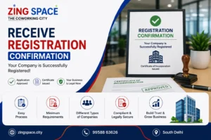 Receive company registration confirmation after successful registration in India