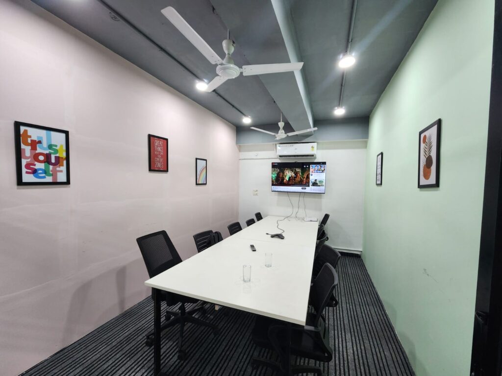 meeting room in coworking space