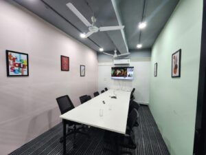meeting room in coworking space