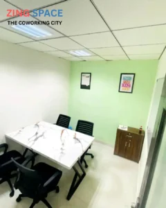 4 seater cabin in workspace